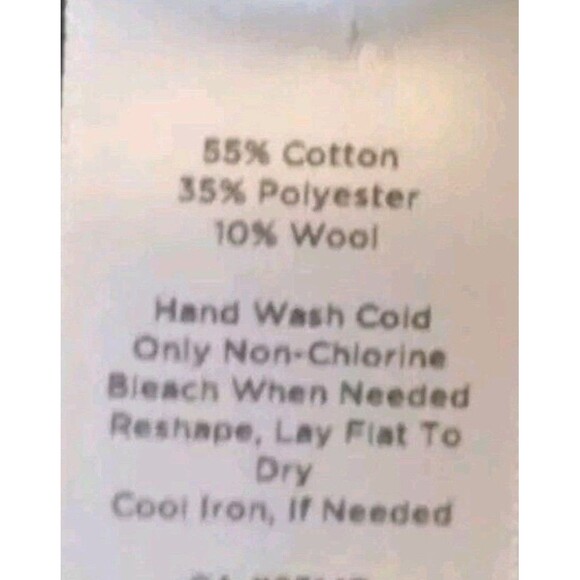 2 Talbots Sweater Size S Ruffle Trim Button Bronze/Green Cotton/Wool Blend - Picture 14 of 14